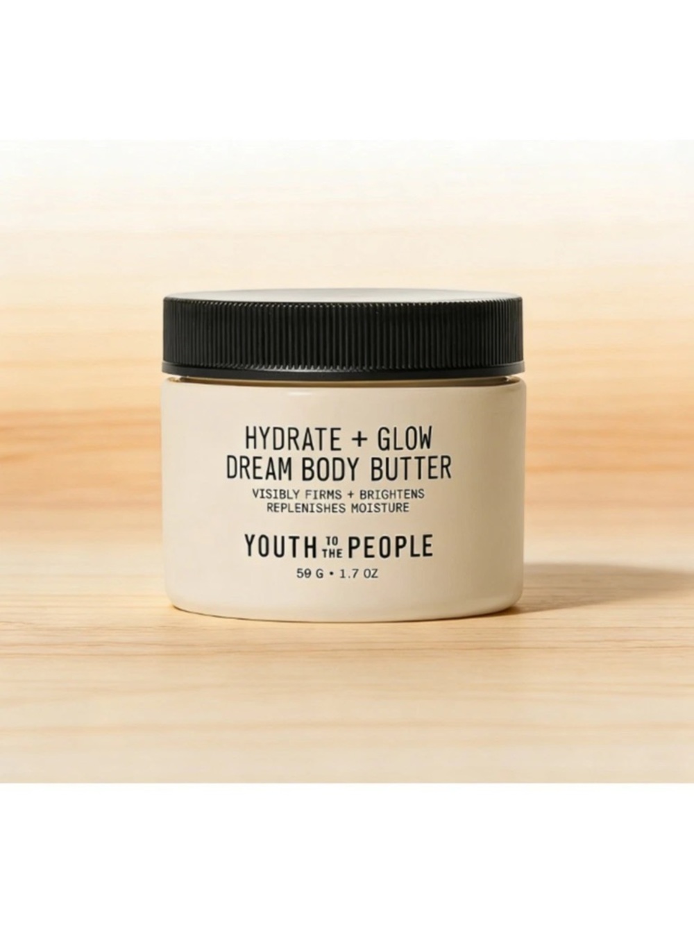 Youth To The People Hydrate + Glow Dream Body Butter - Cream Jar